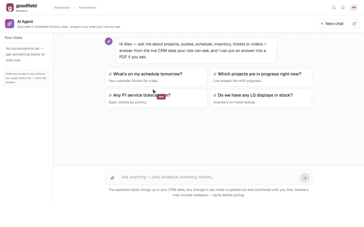 Ask for the work, then review the result.
