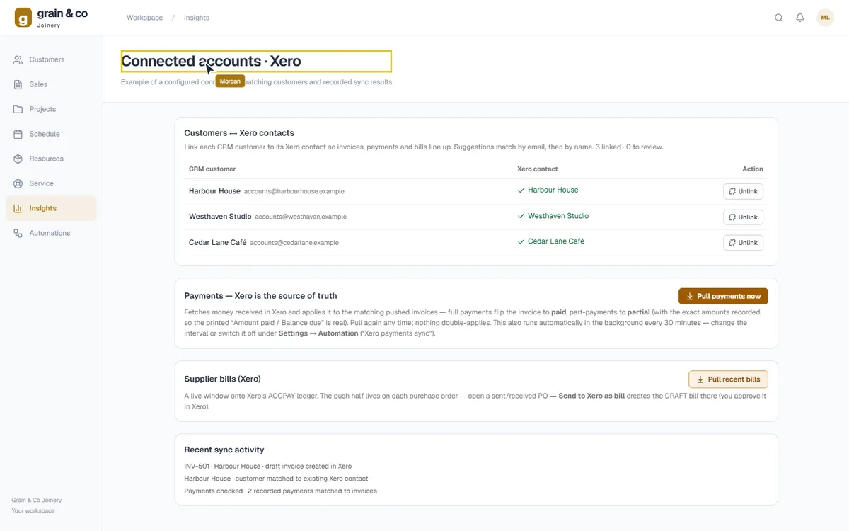 Match the customer. Review the transfer record.